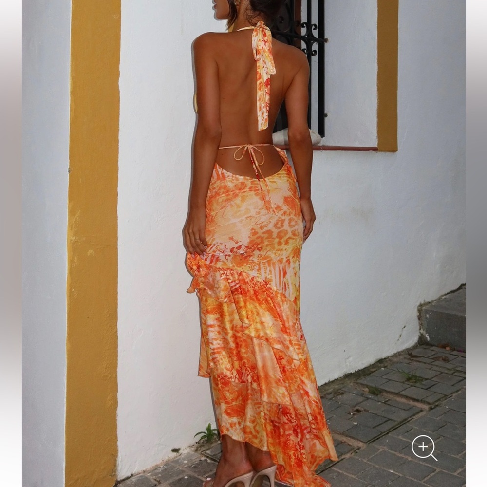 OUTCAST CASI MAXI DRESS CALILE SIZE S - Picture 4 of 6